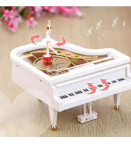 Dans Eden Balerinli Piyano Müzik Kutusu Büyük Boy