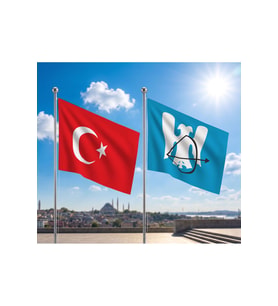 Büyük Selçuklu İmparatorluğu Bayrağı ve Alpaka Kumaş Türk Bayrağı 2'li Set 70x105cm