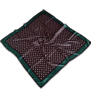 La Boutique Siyah Monogram Desen Classical Eşarp 1168-12 34469
