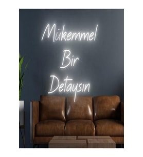 Mükemmel Bir Detaysın Yazılı Neon Tabela