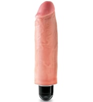 Fastieshop Realistik Titreşimli Vibratör - 15.5 cm (Ten - Siyah)