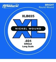 DADDARIO XLB035 BASS TEK TEL, G-(SOL), XL NICKEL WOUND, 0.035