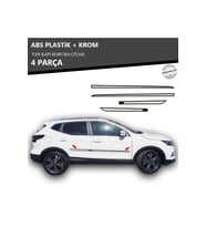 NİSSAN QASHQAİ YAN KAPI KORUMA ÇITASI PLASTİK + KROM