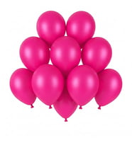 Fuşya Renk Lateks Pastel Balon (13 cm) - 10 Adet