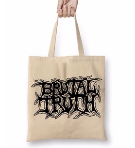 Brutal TruthRotten Sound Nasum Terrorizer Napalm Death Nuclear Assault Bez Çanta Uzun Saplı