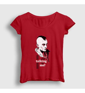 Presmono Kadın Kırmızı Travis Film Taxi Driver T-Shirt 251370tt
