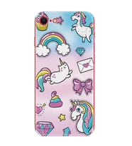 Apple iPhone 5 6 7 8 Plus Se XR Kılıf Desemli Silikon Unicorn Mektup 1800