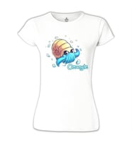 Pokemon Go - Omanyte Beyaz Bayan Tshirt