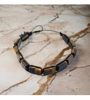 Doğal Kaplan Gözü Taşlı Unisex Kadın/Erkek Bileklik