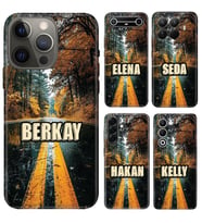 Samsung Galaxy A10 A20S M31 A31 A21S A30 A32 A33 A34 A50 A70 A71 Kılıf YeniSeri Kişiye Özel İsim Yazılı Silikon Kapak Korku Yolu