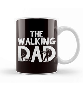The Walking Dad Son Father Papa Daddy Stepdad Fatherhood Kupa Bardak Porselen