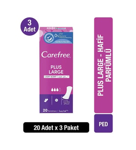Carefree Refresh Maxi Günlük Ped 20'li x 3