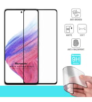 Microsonic Samsung Galaxy A73 5G Seramik Matte Flexible Ekran Koruyucu Siyah