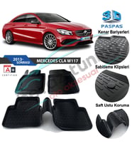 Mercedes Cla Havuzlu 3D Paspas Niken Siyah 2013 Sonrası