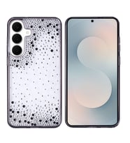 Galaxy S25 FE Kılıf Airbag Tasarımlı Damla Taşlı Şeffaf Pera Silikon Kılıf