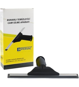 SC Serisi Buharlı Temizleyiciler için Cam Temizleme Aparatı Lastik Silici, Karcher ile uyumlu