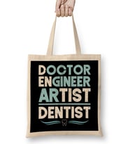 Doctor Engineer Artist Dentist 34 Bez Çanta Uzun Saplı