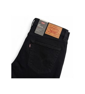505® regular fit likralı esnek kumaş klasik Erkek Jean Pantolon--black--