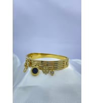 GOLD YONCA SALLANTILI ÇELİK KEPÇE BİLEKLİK
