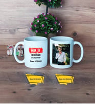 Hukuk Okuduğumu Söylemiş Miydim Kupa Bardak Beyaz Fotoğraflı Hukukçuya Hediye