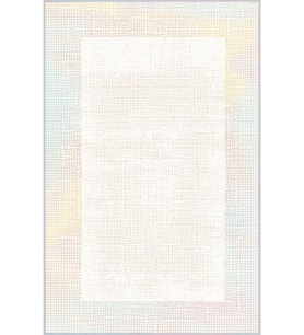 Eliana Home Baskılı, Yıkanabilir Kaymaz Taban Salon Halısı LNA1506-HT033 100x150 cm (Bej)