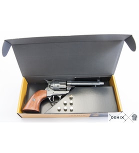 Denix Koleksiyon Grubu-REVÓLVER CAL.45 PEACEMAKER 5½", WITH 6 BULLETS, USA 1873-JDNX1-1106-G