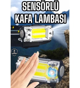 Şarjlı Kafa Feneri Suya Dayanıklı Ayarlanabilir Kamp Feneri