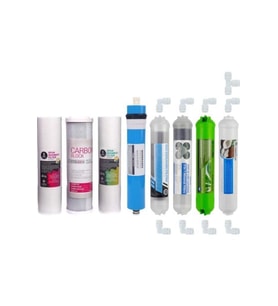Su Arıtma Cihazı Filtresi 8'li Filtre Seti Paket Quick Bağlantılı Full Set
