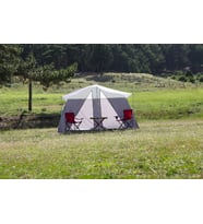 İki Oda Impertex Kamp Çadırı - Gri