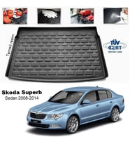 Skoda Super B Bagaj Havuzu Paspası 2008-2014
