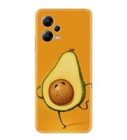 Xiaomi Poco X5 5g Kılıf Resimli Desenli Silikon Platinium Series Dance Avokado 1878
