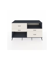 Kronos Konsol Tek Raflı 4 Çekmeceli  176x59x99 Antrasit-Antrasit/Aytaşı