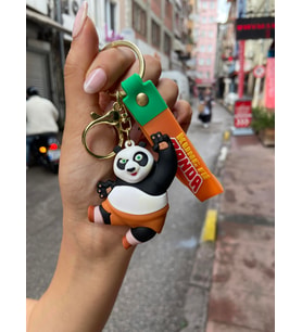 Kung Fu Panda -Sevimli Panda Anahtarlık ve Çanta Süsü