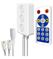 Bluetooth LED kontrol cihazı SP601E kablosuz bağlantı uzaktan kumanda 5-24V düğme anahtar çift bağımsız çıkış sinyali