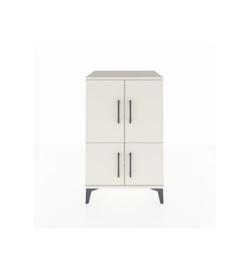 Hyperion Komodin 3 Raflı 4 Kapaklı 60x44x96 Aytaşı-Aytaşı