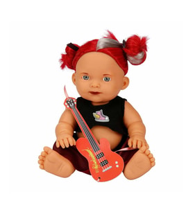 Punk Nil Bebek 23 cm 23495 Kırmızı İki Kulak Saçlı (Karışık)