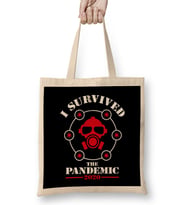 I Survived The Pandemic 2020 Bez Çanta Uzun Saplı