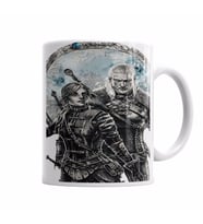Geralt e Cirilla Kupa Bardak Porselen