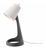 Çalışma Lambası, Koyu Gri-Beyaz 8.6 W 35 Cm Masa Lambası Çalışma-Okuma Lambası