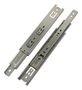 Minnes Teleskopik Çekmece Rayı H43mm - 50cm (Gümüş)