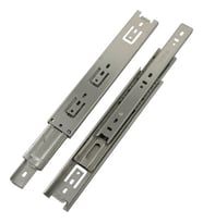 Minnes Teleskopik Çekmece Rayı H43mm - 50cm (Gümüş)