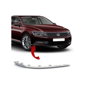 Volkswagen Passat B8 2016 - 2018 Ön Tampon Nikelajı Sağ Yolcu Tarafı - 3G0853254 