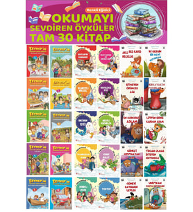 2.Sınıflar İçin Renkli Eğitici Okumayı Sevdiren Hikayeler 3 (30 Kitap)