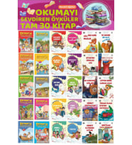 2.Sınıflar İçin Renkli Eğitici Okumayı Sevdiren Hikayeler 3 (30 Kitap)