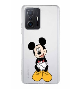 Xiaomi  Mi 11T  Kamera Korumalı Kapak Mickey Mouse Tasarımlı Şeffaf  Kılıf