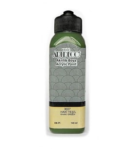Artdeco Akrilik Boya 140 ml. 3027 HAKİ YEŞİL 