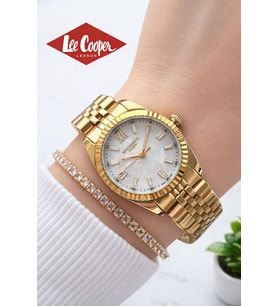 Lee Cooper Çelik Kordonlu 3 Atm Suya Dayanıklı 2 Yıl Garantili Kadın Kol Saati BFF.08303.120