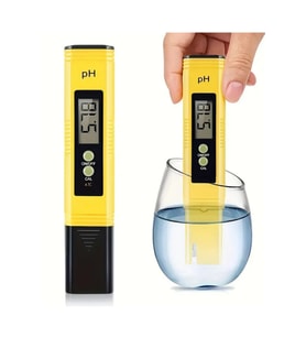 Pratik ve hassas pH metre ölçüm cihazı, su ve sıvı analizleri için