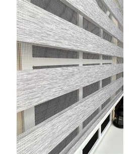 StorBurada Zebra Stor Sert Plastik Kasalı Gri Perde STB 400V04-PD