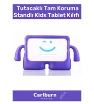 Özel Üretim Apple Ipad 7. 8. 9. Nesil 10.2 Inç Yumuşak Dokulu Tutacaklı Tam Koruma Standlı Kids